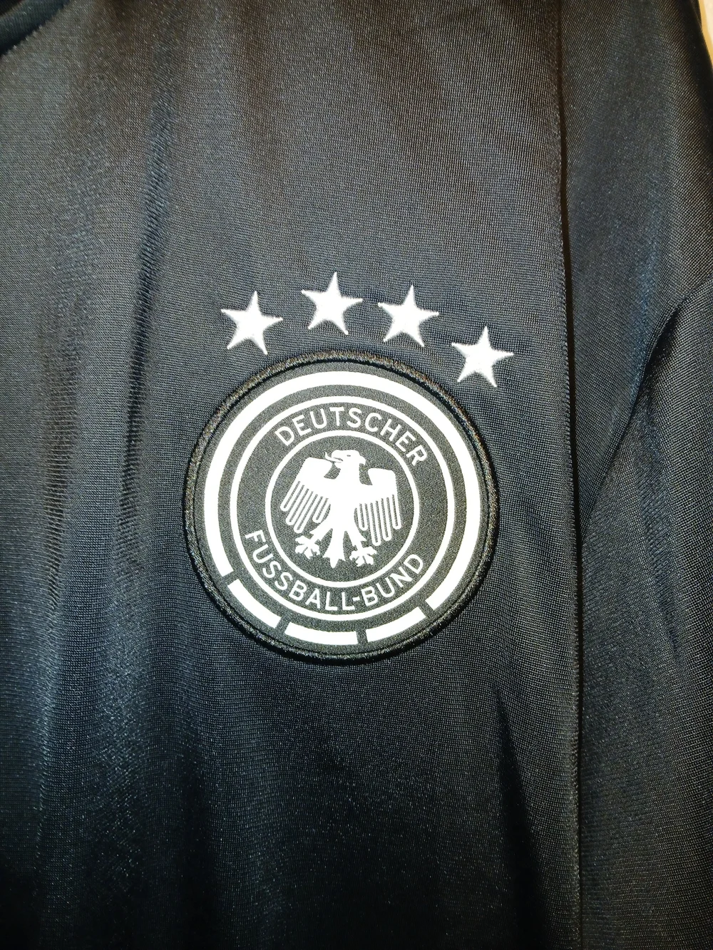 Sz 2X Mens Adidas Germany Soccer National Team DNA Track Jacket Black